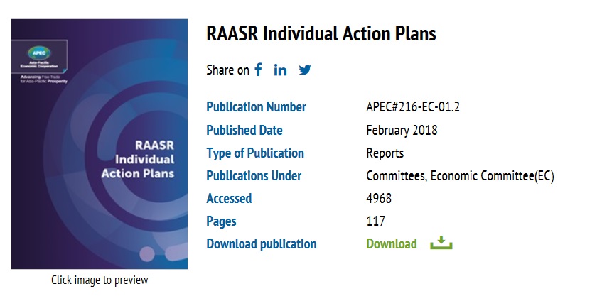 RAASR Individual Action Plans
