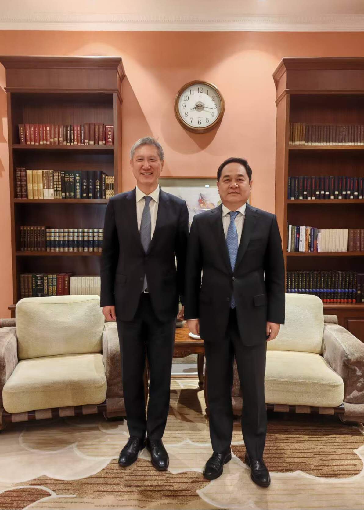 Yang Wanming 중국 인민대외우호협회장 만찬 간담회(1.27)