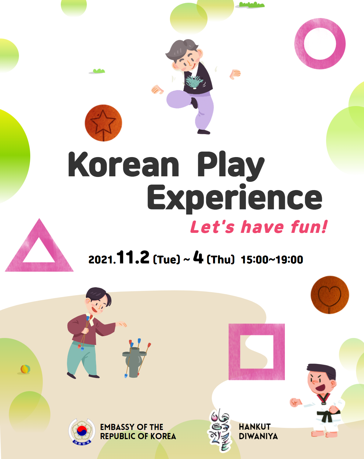 “Experiencing Korean Culture” Event 상세보기Notice Embassy of the Republic of Korea to the State of
