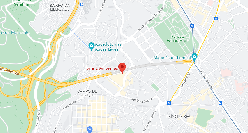 KOTRA (Secção Comercial da Embaixada da República da Coreia em Portugal) Mapa
