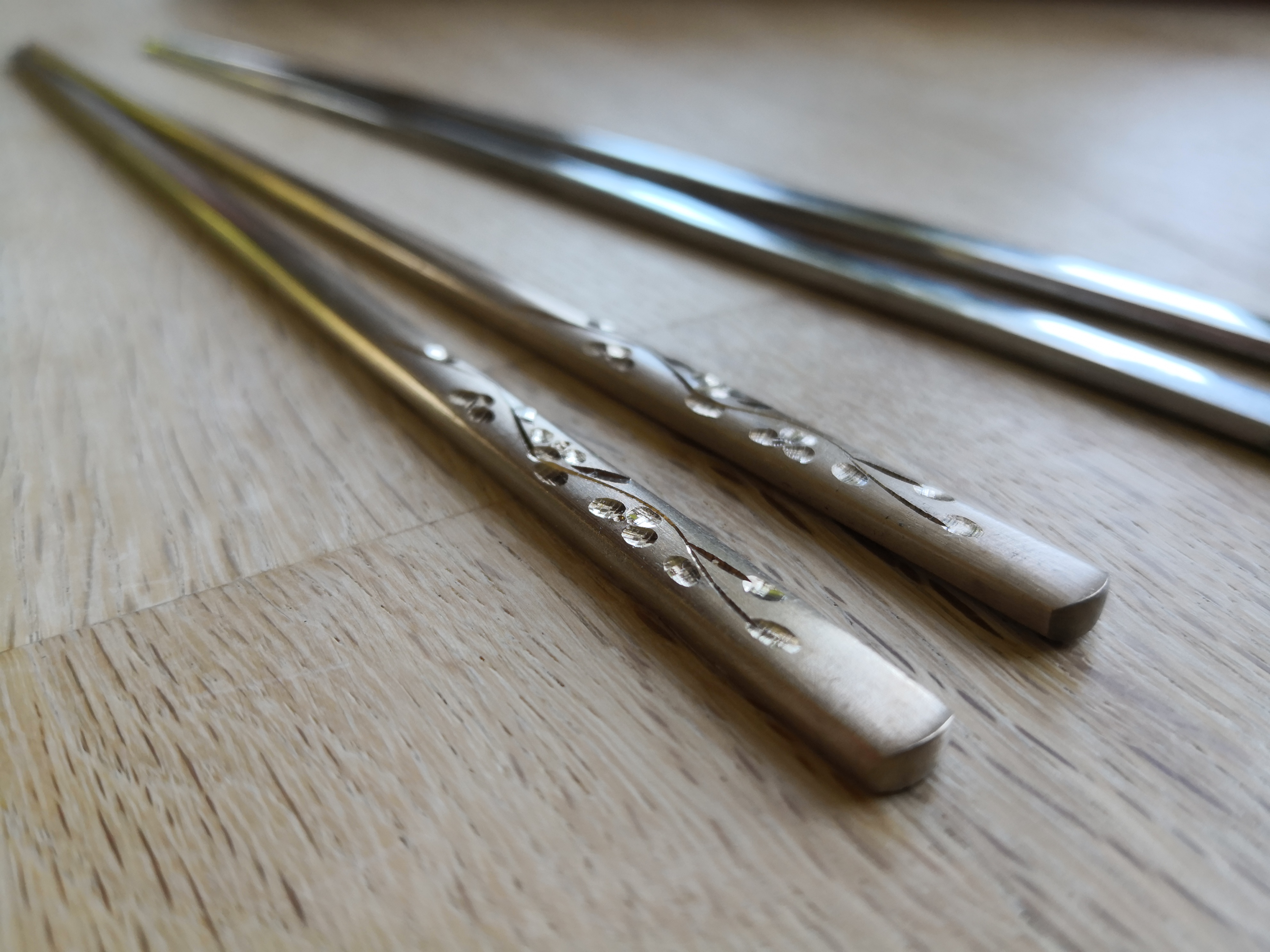 Korean stainless shop steel chopsticks