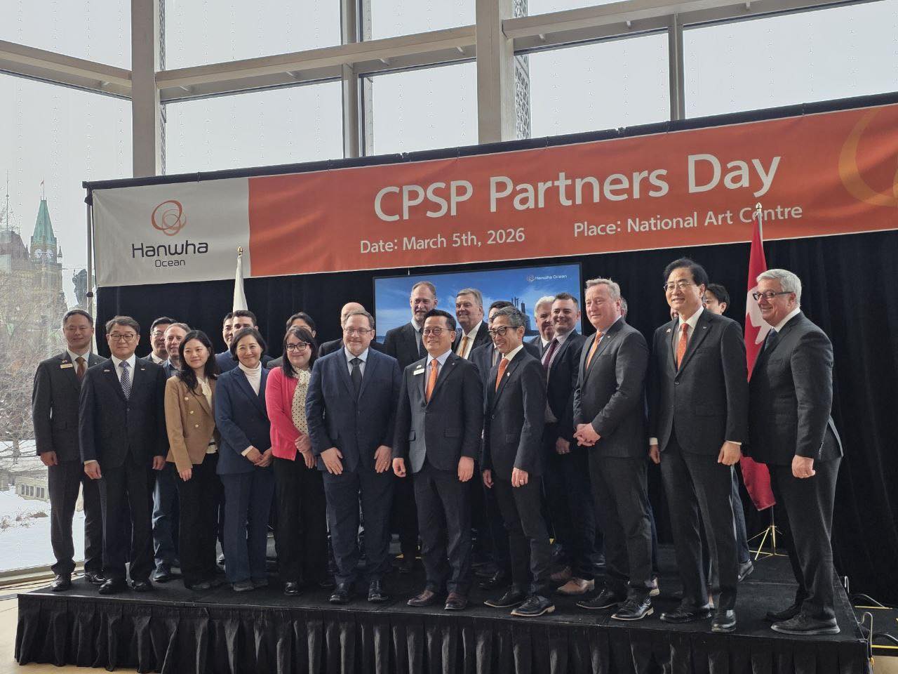 캐나다 잠수함 사업 관련 한화오션 주최 산업협력 행사 Partners' Day 참석 
