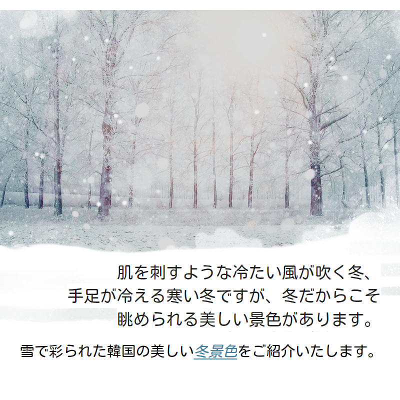 韓国の雪景色 冬を彩る名画 상세보기 文化駐大阪大韓民国総領事館