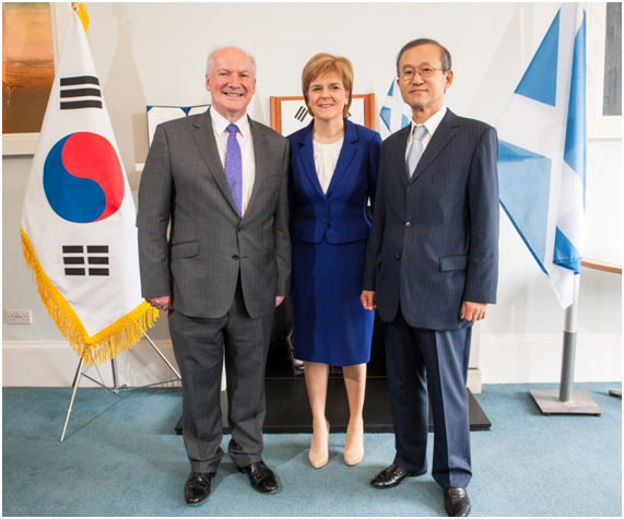 The Opening Ceremony of the Honorary Consulate of the Republic of Korea in Scotland The Opening Ceremony of the Honorary Consulate of the Republic of Korea in Scotland